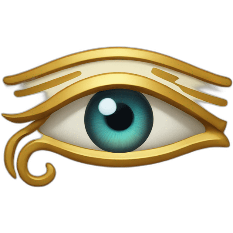 Oeil egyptien symbole emoji