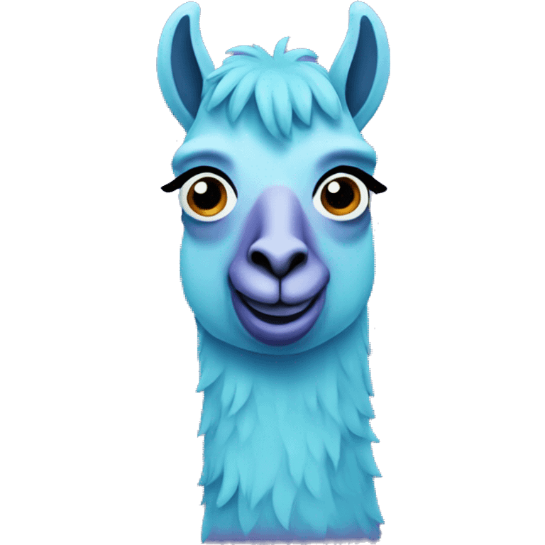 purple blue llama emoji