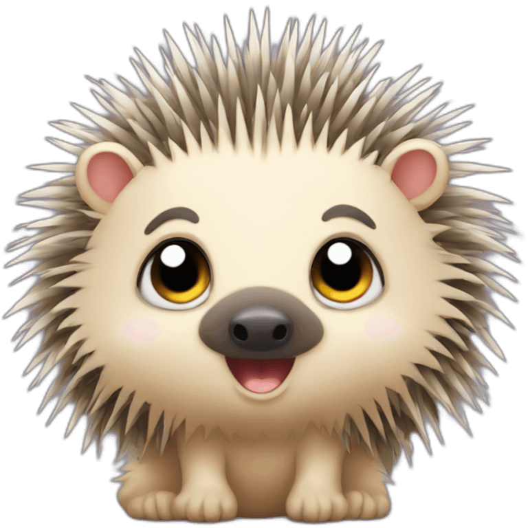 cute porcupine emoji