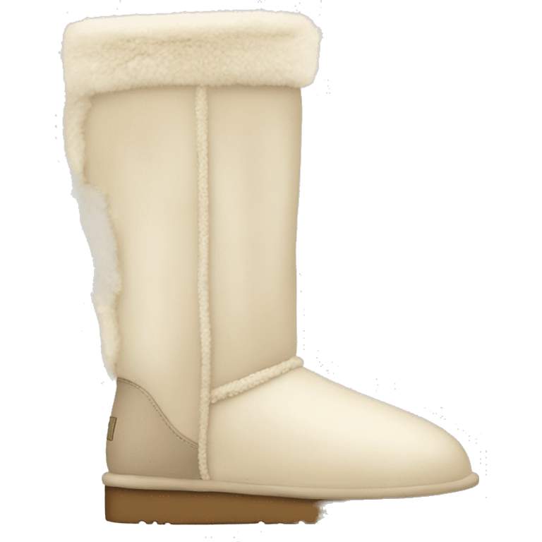 Cream uggs emoji