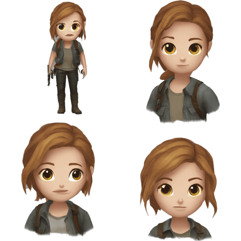 Ellie the last of us Little bit dezoom emoji