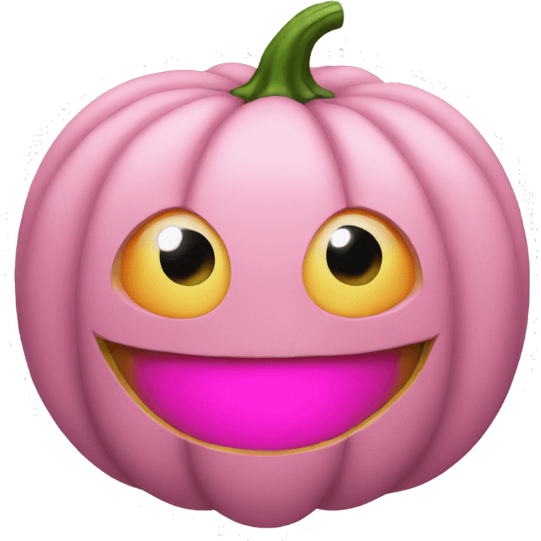 Pink pumpkin  emoji