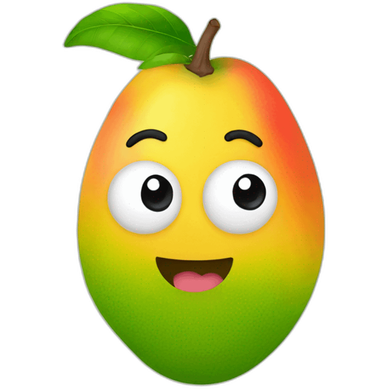 mango eat grass emoji