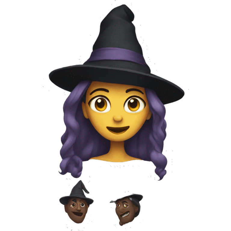 The witch emoji