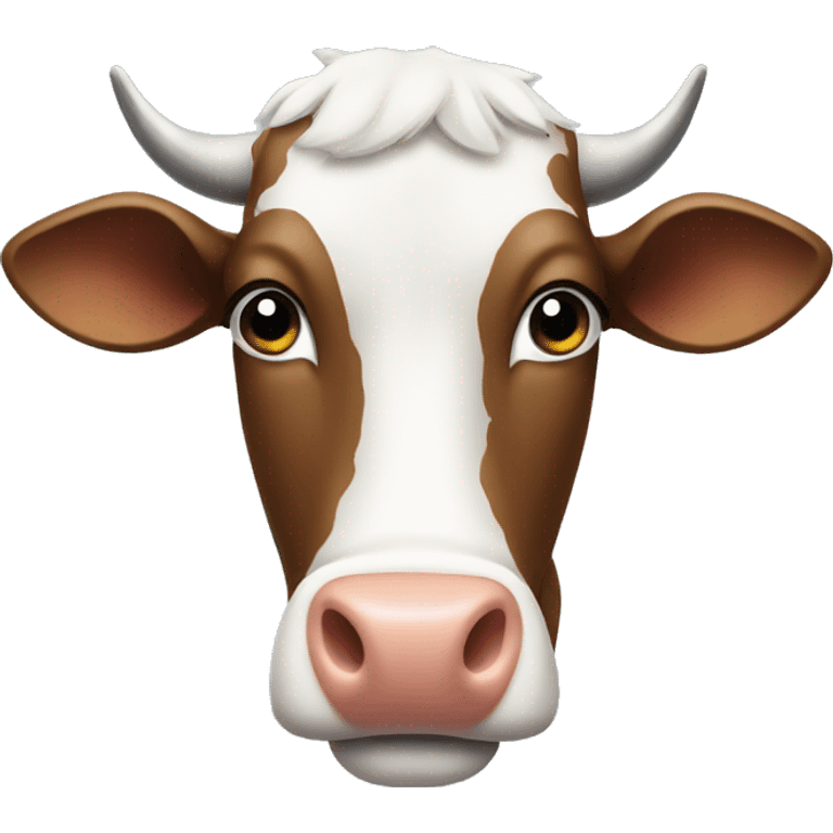 cow with a headseat emoji