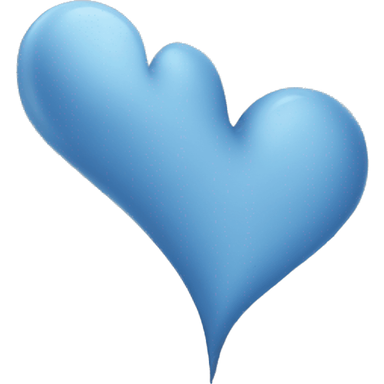 Coeur bleu  emoji