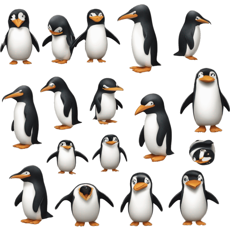 Madagascar penguins  emoji