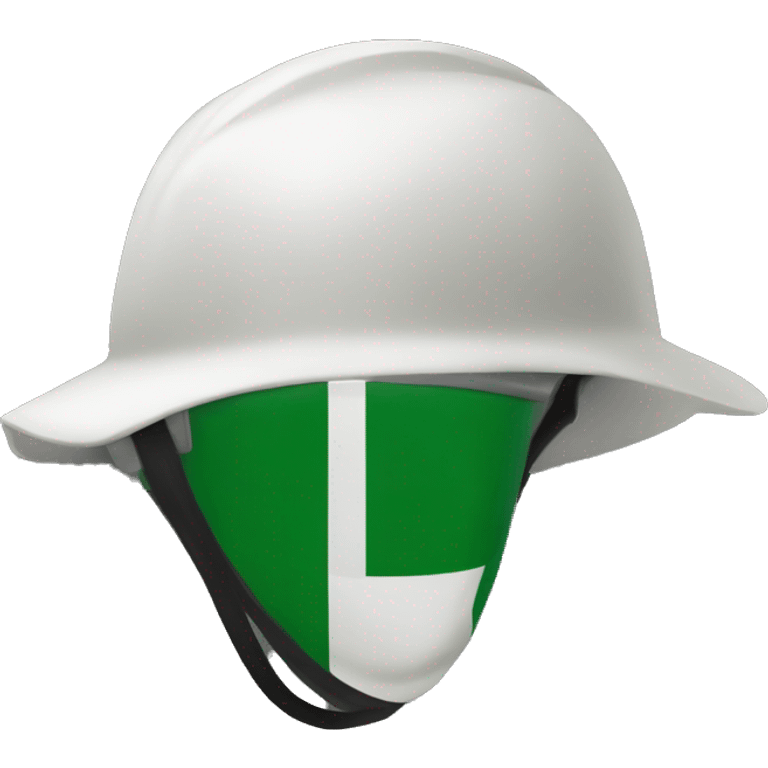 nigeria flag gardener pith helmet emoji