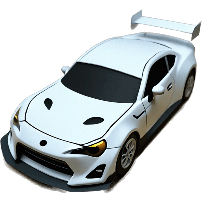 Card stock Papercraft fr-s racecar emoji