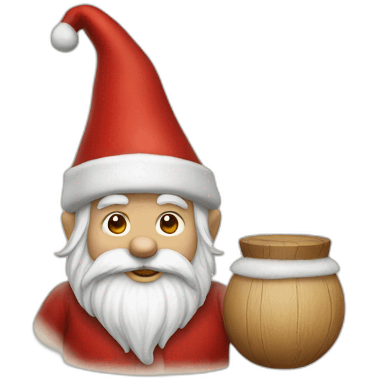 gnome Santa emoji