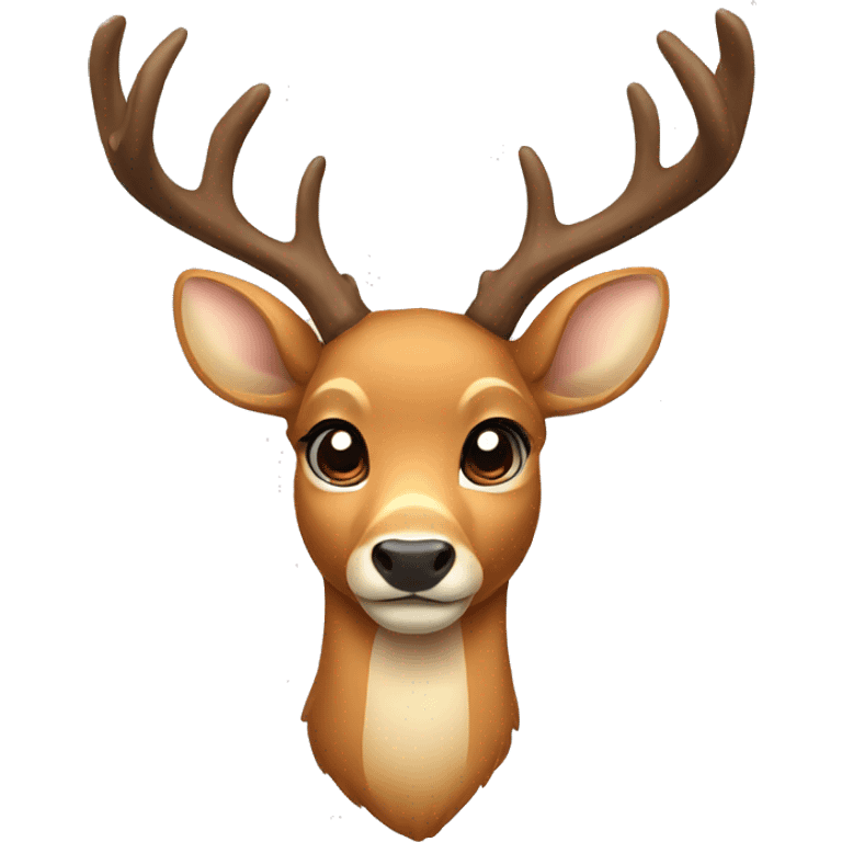 Deer with bow  emoji