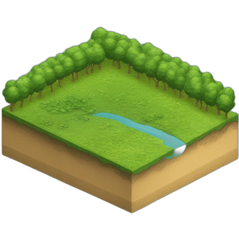 area where vegetation was removed emoji