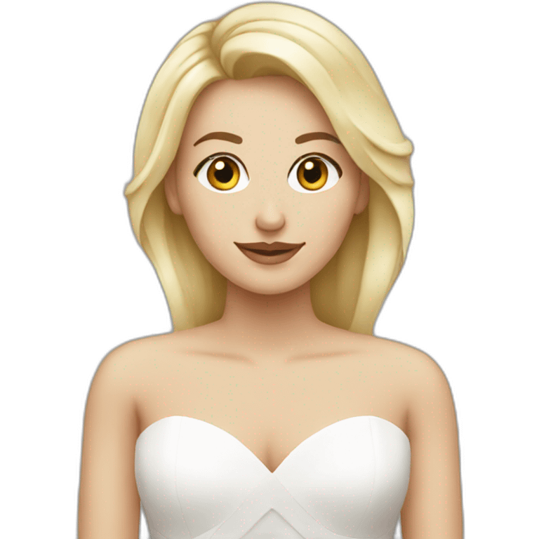 female blonde wedding photographer emoji