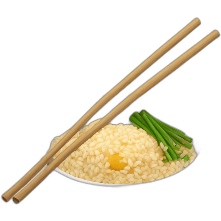 Chinois qui mange du riz emoji