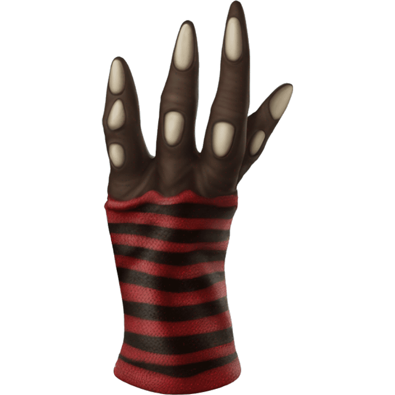 freddy krueger shark finger glove emoji