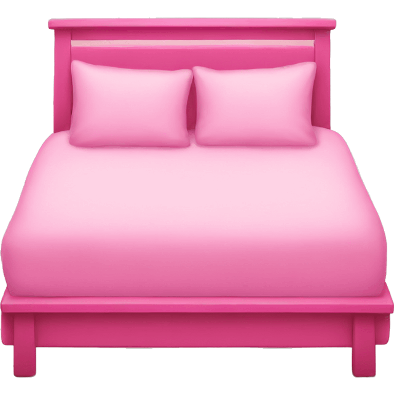 Pink bed emoji