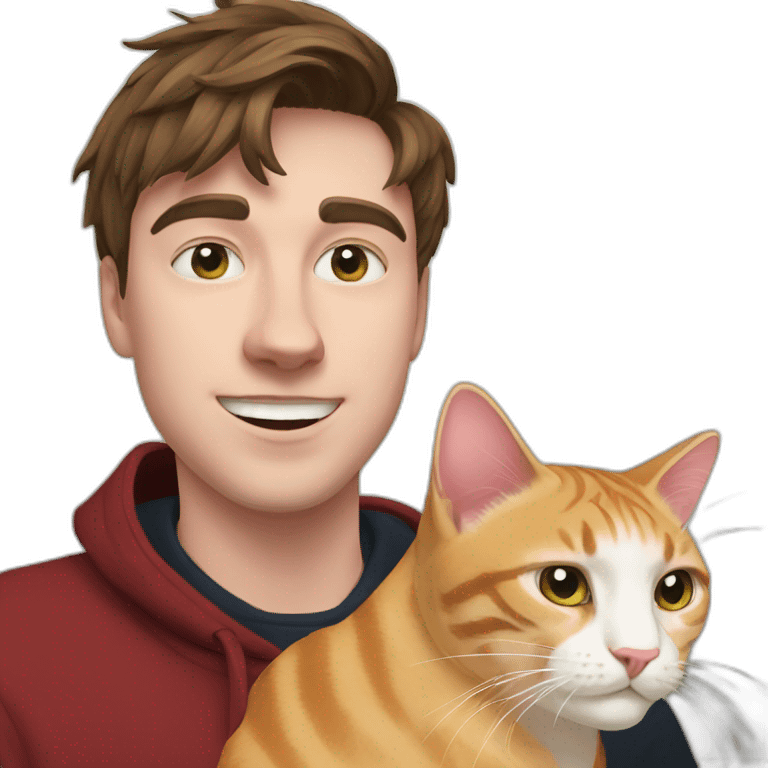 Mrbeast with a cat emoji