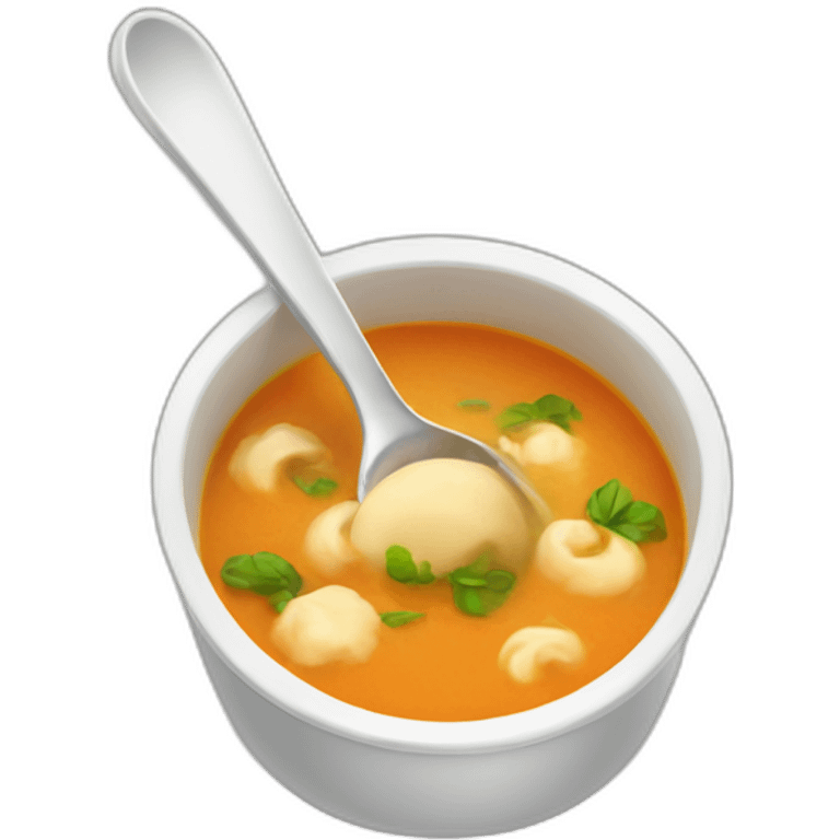 soup and spoon emoji