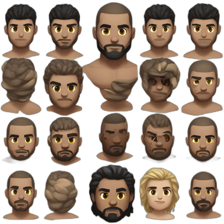 UFC FIGHTER GAMER GAMING TWITCH emoji