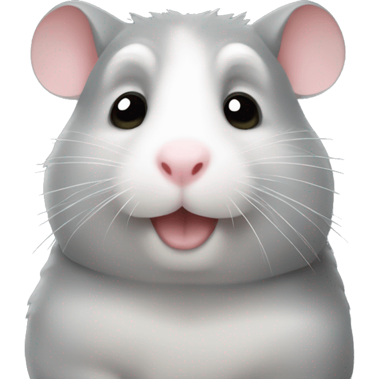 Grey hamster emoji