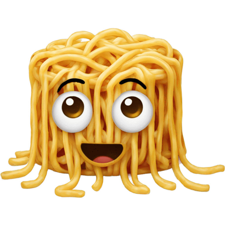 Spaghetti with cheese  emoji