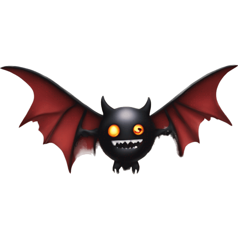 monster vampire wings cross solar eclipse emoji