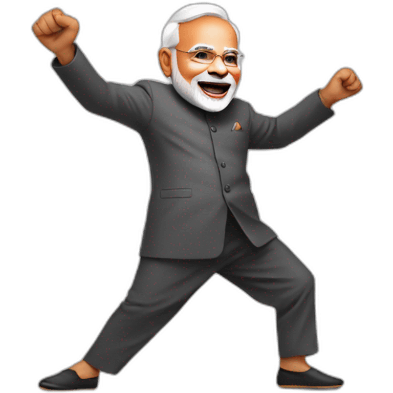 Modi dancing emoji