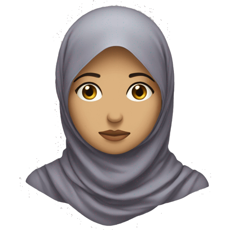 Sad hijabi emoji