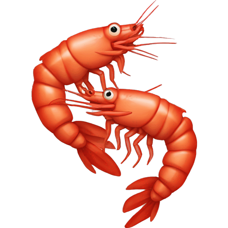 Couple prawns emoji