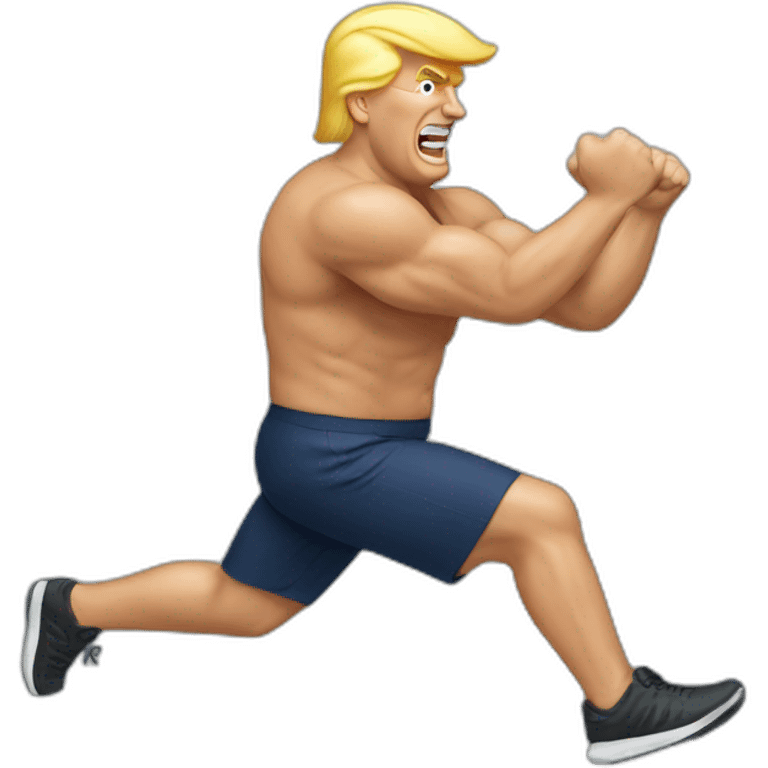 Trump Exercising emoji