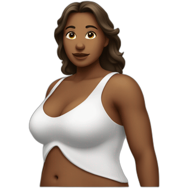 extra big female torso emoji