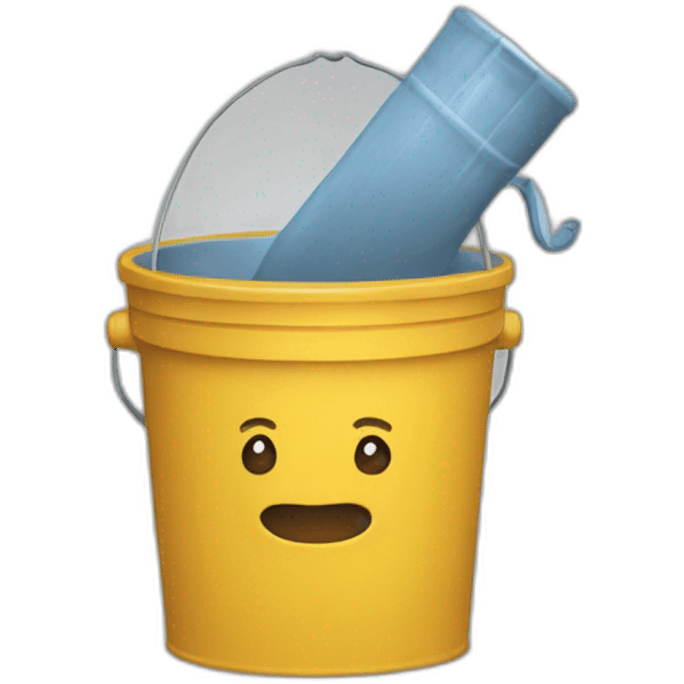 Pail en queu emoji