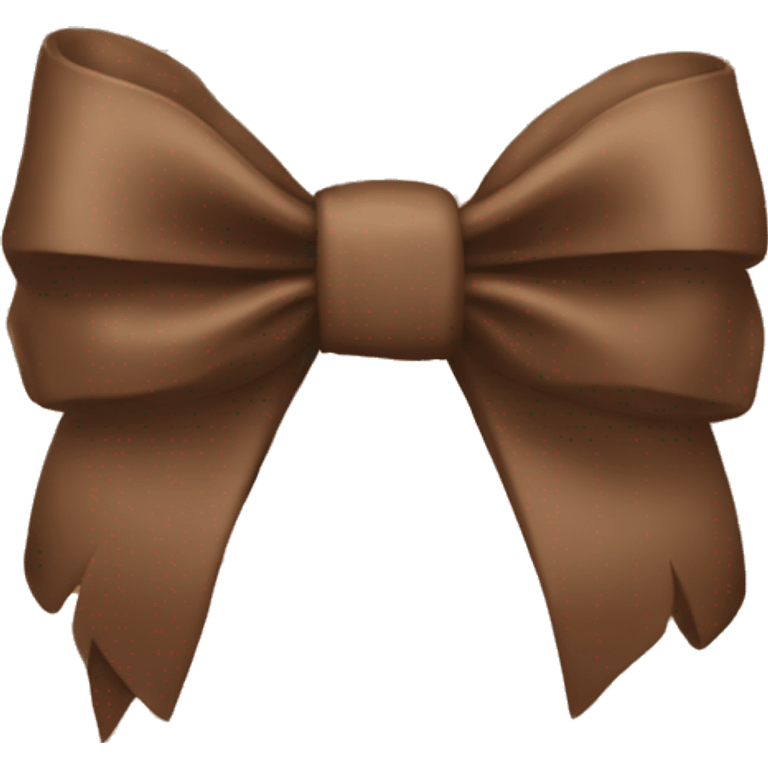 Brown bow emoji