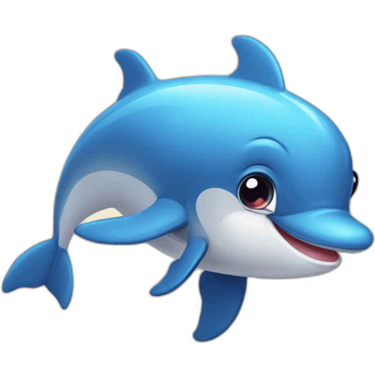 cute dolphin emoji