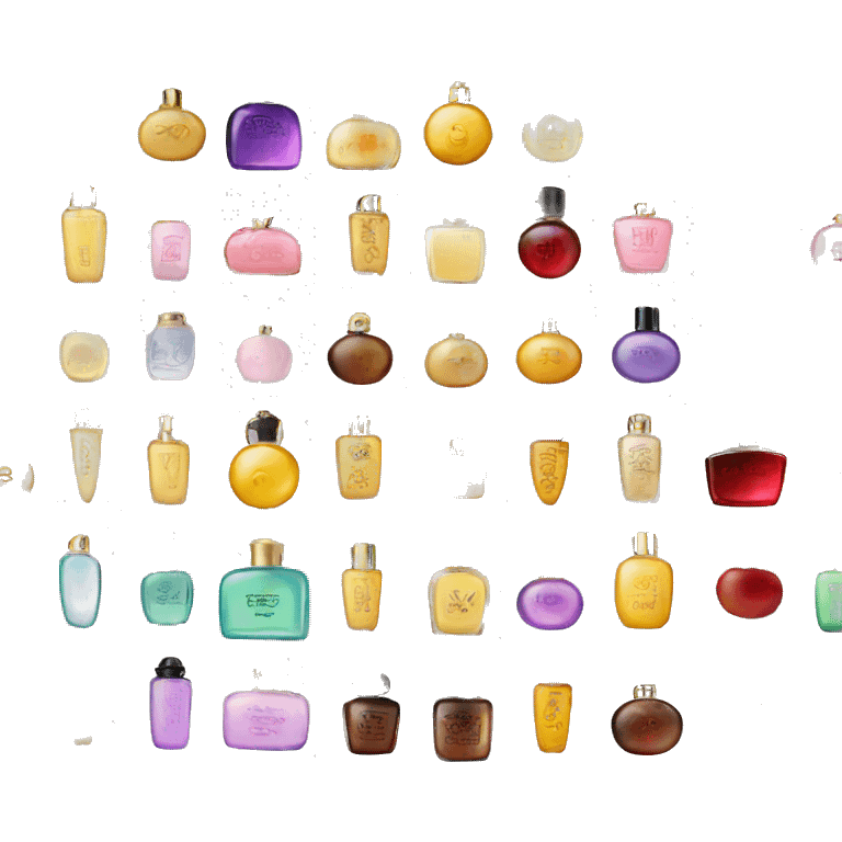 Perfumes collection emoji