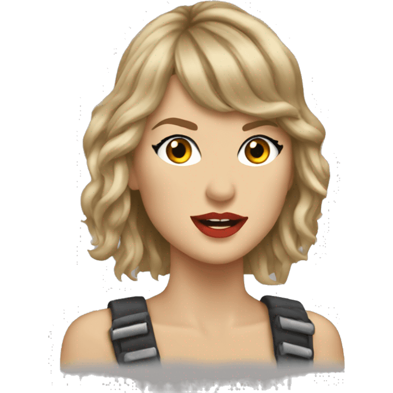 Taylor Swift as a rock emoji