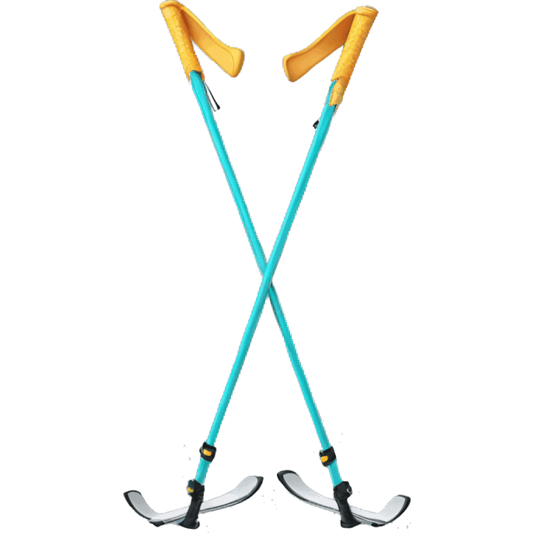 ski poles emoji