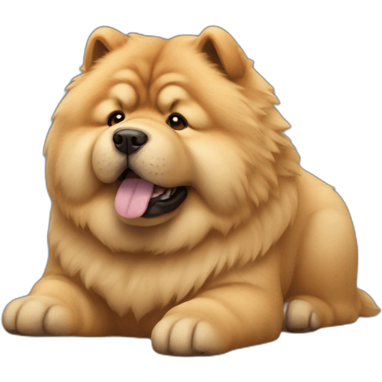 Chow chow dog emoji