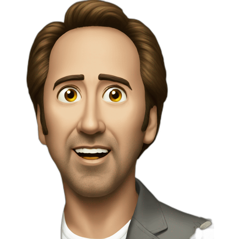 nic cage the bees emoji