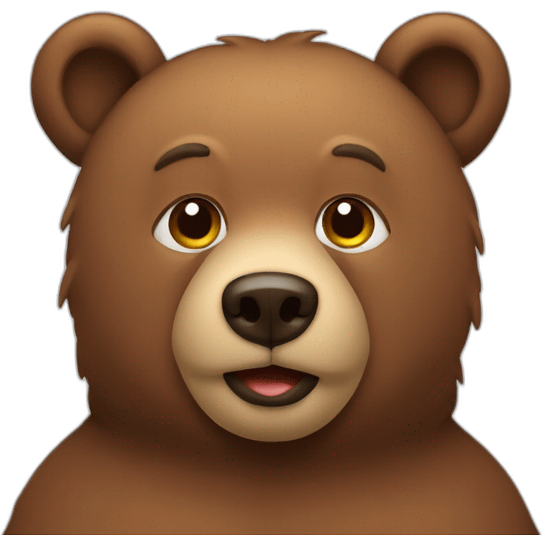 Fat bear emoji