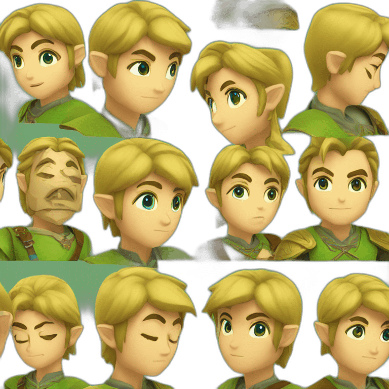 zelda kissing link emoji