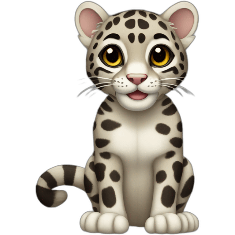 Clouded Leopard Full Body emoji