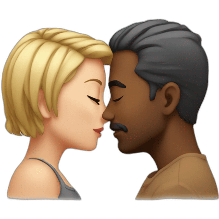 Forehead kiss emoji