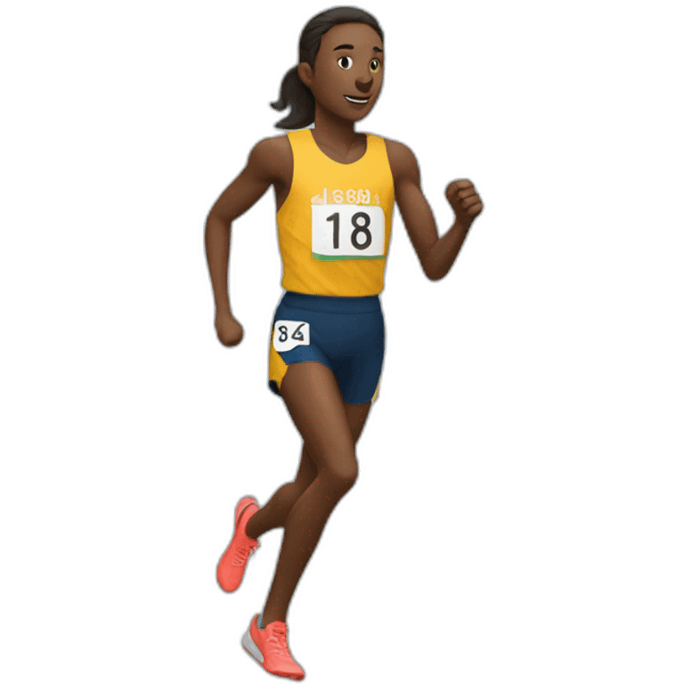 Cross country runner emoji