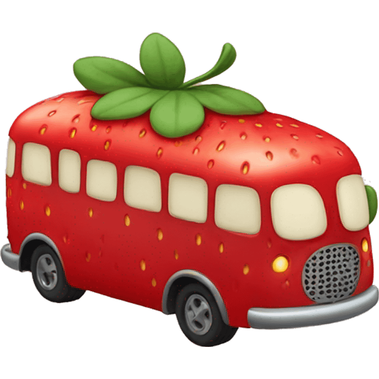 Strawberry shortbus emoji