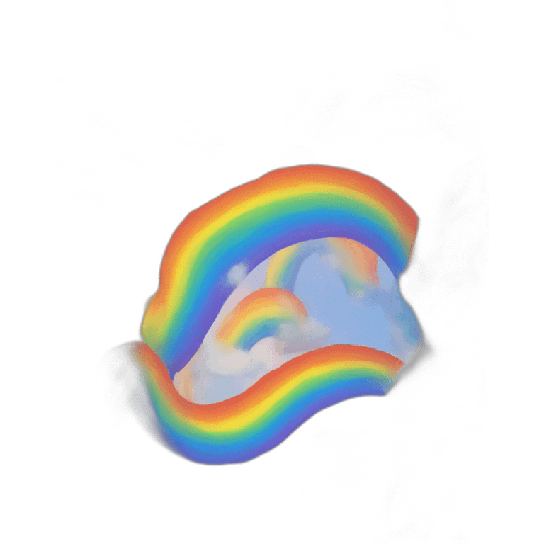 Rainbow infinity symbol emoji