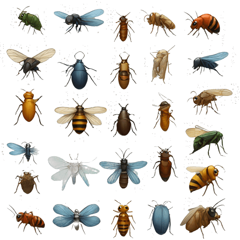 useful insects emoji