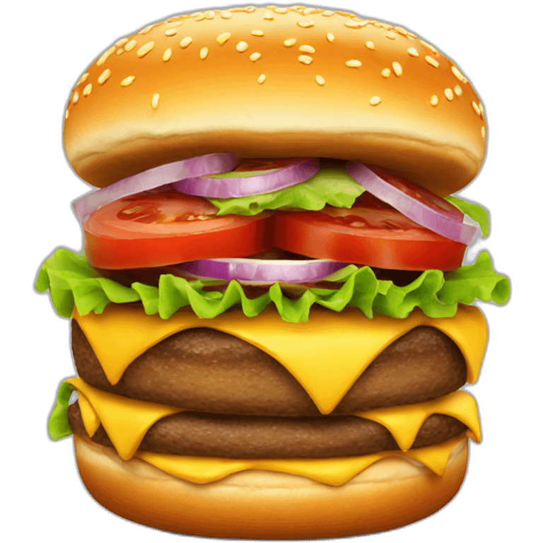 enorme hamburger emoji