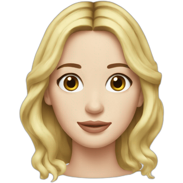 Emily Blunt blonde hair emoji