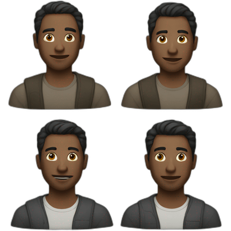 Four men emoji